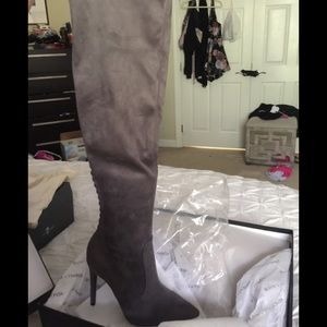 Kendall + Kylie sued stretch over the knee boots